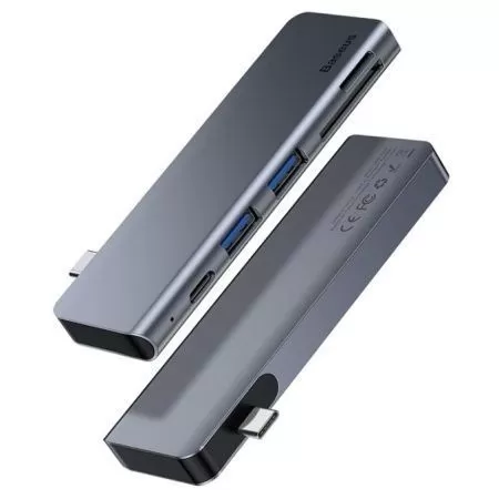 Хаб Baseus Harmonica 5 в 1 Adapter