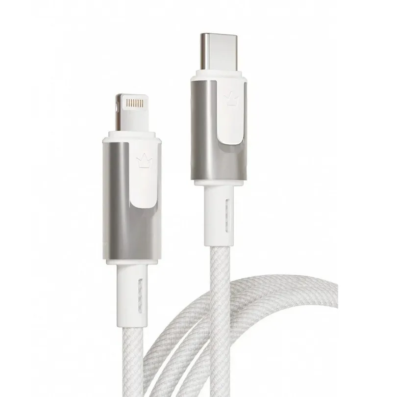 Кабель ''vlp'' Force Line 100W USB-C - Lightning, 1.2m, белый
