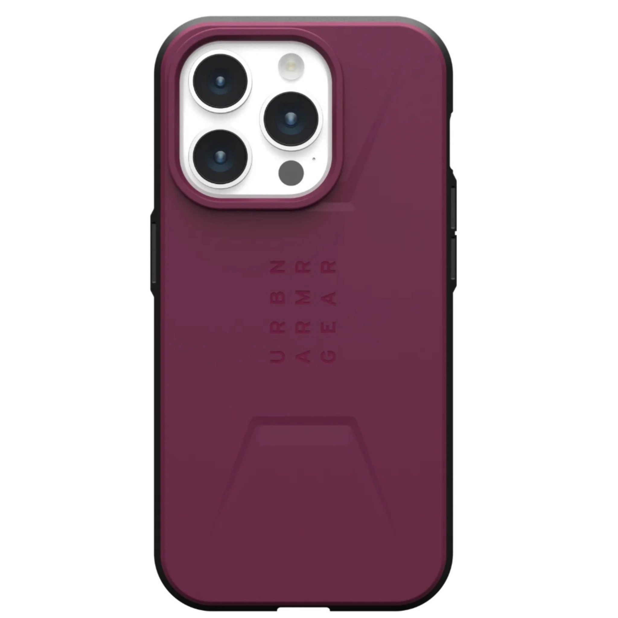 Чехол с поддержкой Magsafe UAG Civilian iPhone 15 Pro Max, бордовый