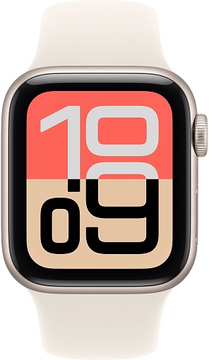 Apple Watch SE 3 40 мм, «сияющая звезда», ремешок цвета «сияющая звезда», размер S/M
